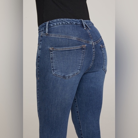 Good American Jeans Womens 29 Good Legs Slimming Stretch Classic Distressed - Picture 15 of 15